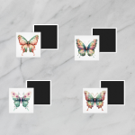 Bahan Baku Fridge Magnet Button Square 63.5 x 63.5mm Original untuk Usaha Custom Pin dan Gift
